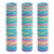 300 Pieces Hair Elastics Hair Ties Ponytail Holders Hair Band - No-metal Multicolor Hair Accessory For Baby Girls Infants -Diameter 2.5 cm- -Summer Color 300 Pieces-