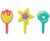 CakePicke cake cupcake topper Spring Flower Cupcake Picks - 12 Ct