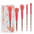 Crystal Handle Makeup Brush Set 5 Pcs Beginner Beauty Tool Contour Brush Eye Blush Brush 2