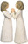 Willow Tree hand-painted sculpted figure, Sisters by Heart, 2-piece set