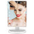 Makeup Vanity Mirror, FUNTOUCH Lighted Vanity Mirror with 21 LED Lights and Touch Screen Dimming, Detachable 10X Magnification Spot Mirror, Battery Powered High Definition Clarity Cosmetic Mirror