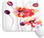 KGSPK Mouse Pad Floral Watercolor Painting Poppy Flowers and Buds Spring Nature Design Customized Art Mousepad Non-Slip Rubber Base for Computers Laptop Office Desk Accessories