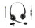 DailyHeadset RJ9 Duo Corded Noise Cancelling Microphone Phone Headset for Grandstream Yealink Snom Panasonic Business Office IP Phone