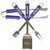 Siskiyou NFL Baltimore Ravens 4-Piece Barbecue Set