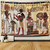 Sevenstars Egyptian Tapestry Ancient Egypt Mythology Tapestry Egyptian Gods Pharaohs Hieroglyphic Carvings Tapestries for Room