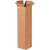 Aviditi 8817 Single-Wall Tall Corrugated Box, 8" Length x 8" Width x 17" Height, Kraft (Bundle of 25)