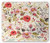 Ambesonne Shabby Flora Mouse Pad  Watercolor Abstract Spring Poppies Flowers Roses Buds Leaves Romantic Print  Rectangle Non-Slip Rubber Mousepad  Standard Size  Cream Pink