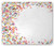 Ambesonne Music Mouse Pad  Colorful Musical Notes with Frame Festival Singing Enjoyment Fashion Themed Print  Rectangle Non-Slip Rubber Mousepad  Standard Size  White Yellow