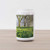 Lunarable Nature Cola Can Shape Piggy Bank  Spring Flowers in The English Park Refreshing Foliage Serene Garden View  Ceramic Cola Shaped Coin Box Money Bank for Cash Saving  Fern Green Sage Green