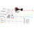 EVGATSAUTO LED Resistor Kit Resistor Circuit Resistor  Buzzer  Beautiful Electronic DIY Projects for Beginners