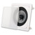 Acoustic Audio CS-i82s 8-Inch Square 2 Way Speaker (White)