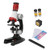 Biological Microscope  Plastic Microscope Toy  Biological Microscope Kit  Portable 100X?XP0X for Beginner Kids Children Students