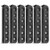 Xinde Pool Cue Rack  Wall Mounted Cue Rack  Durable Strong Easy to Install  for Game Room Billiard Hall