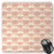 BGLKCS Garden Art Mouse Pad by  Vintage Flower Blooms Composition Ornamental Spring Season Illustration  Standard Size Rectangle Non-Slip Rubber Mousepad  Coral White Peach