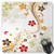 BGLKCS Floral Mouse Pad  Swirling Florets Fragrance Botanical Beauty with Wavy Lines Butterflies Spring Theme  Standard Size Rectangle Non-Slip Rubber Mousepad  Multicolor