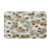 Adowyee 20 inchx30 inch Bath Mat Green Pattern Pine Cones Realistic Look Vintage Pinecone Winter Cozy Bathroom Decor Bath Rug with Non Slip Backing