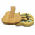 TOSCANA - a Picnic Time Brand Guitar Original Design Cheese Board with Cheese Tools