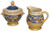 Pfaltzgraff Villa della Luna Covered Sugar Bowl and Creamer