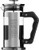 Bialetti Preziosa 8 Cup French Press Coffee Maker, Stainless Steel, Silver