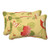 Pillow Perfect Outdoor Risa Corded Rectangular Throw Pillow, Lemonade, Set of 2