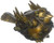 Design Toscano Bird of Steampunk-Iness Armor Clad Statue by Artist Liam Manchester, Gold