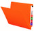 Smead End Tab File Folder, Shelf-Master Reinforced Straight-Cut Tab, Letter Size, Orange, 100 per Box (25510)