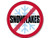 Round NO Snowflakes Sticker -Liberal Left pro Conservative GOP-