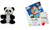 Make Your Own Stuffed Animal Mini 8 Inch Very Soft Cuddly Panda Bear Kit - No Sewing Required!