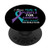 Semicolon Teal  and  Purple Ribbon Suicide Awareness PopSockets PopGrip  Swappable Grip for Phones  and  Tablets