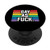 Colorful Rainbow Gay as ... Funny Meme LGBTQ Pride PopSockets PopGrip  Swappable Grip for Phones  and  Tablets