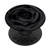 Cute Black Rose Flower PopSockets PopGrip  Swappable Grip for Phones  and  Tablets