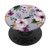Floral Love - Pink Purple Flowers on 11 Purple PopSockets PopGrip  Swappable Grip for Phones  and  Tablets