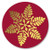 Snowflake Wreath Envelope Seals - Set of 72