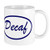 CafePress Decaf Name Patch Decaffeinated Coffee Mug Unique Coffee Mug  Coffee Cup
