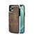 Compatible with iPhone 12 Pro case Victorian Floral Paisley Ivy Design Leaves with Abstract Details Print Seal Brown for The iPhone 12 Pro TPU Case Design 6.1 inch