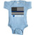 inktastic Police Uncle Law Enforcement Infant Creeper Newborn Light Blue 33f38