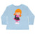 inktastic Ice Skating Girl  Cute Toddler Long Sleeve T-Shirt 4T Light Blue 39e1f