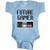 inktastic Future Gamer Infant Creeper 6 Months Light Blue 16673