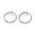 Silver Non Piercing Spring Hoops Jewelry - -Lip  Ears  Nose- Clip On Silver Non Piercing Spring Hoops Jewelry - -Lip  Ears  Nose- Clip On