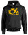 CHECK ENGINE LIGHT mechanic auto repair - Mens Pullover Hoodie  L  Black