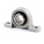 uxcell UP003 17mm Mounted Block Cast Housing Self-aligning Pillow Bearing