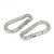 uxcell M6 x 60mm 304 Stainless Steel Carabiner Spring Snap Link Hook 2PCS