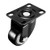 uxcell Swivel Casters 1.5 Inch PU Top Plate Mounted Swivel Caster Wheels  330lb Total Load Capacity  Pack of 4