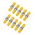 uxcell ST to ST Female Fiber Coupler Flange Type Fiber Optical Adapter Connector for Server Rack  Patch Panel MM SM 10Pcs-MI-