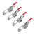4-Pack 2000lbs Accessbuy Capacity Heavy Duty Adjustable Latch U Bolt Self-lock Toggle Clamp -4PCS-