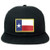 Armycrew Oversize XXL Texas State Flag Patch Flatbill Mesh Snapback Cap - Black - 2XL