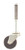 2 inch Heavy Duty Soft Rubber Spring Loaded Ladder Caster  80 lbs Capacity