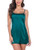 Avidlove Women s Satin Nightgown Mini Slip Sleepwear Short Nightwear Slik Chemise Lingerie Green