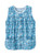 AmeriMark Patterned Womens Snap Front Cobbler Apron Vest with Two Patch Pockets Turquoise Large