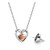 PiercingJ Personalized Custom Cremation Jewelry Necklace for Ashes Small Heart Urn Necklace Stainless Steel Memorial Pendant for Women Keepsake Locket Necklace with Filling Kit